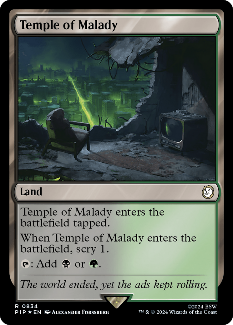 Temple of Malady (Surge Foil) [Fallout]