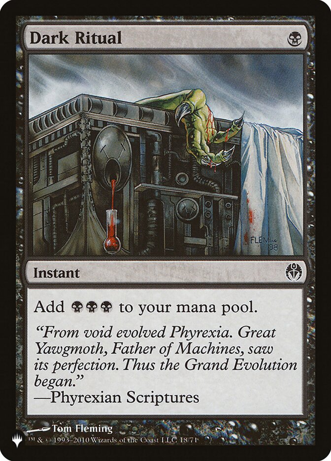 Dark Ritual (DDE) (18/71) [The List Reprints]