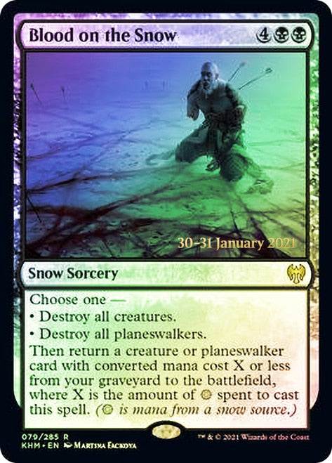 Blood on the Snow (79) [Prerelease Cards]