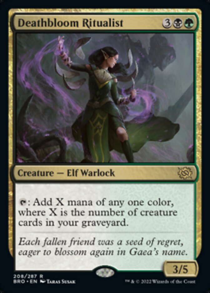 Deathbloom Ritualist (208) [The Brothers' War]