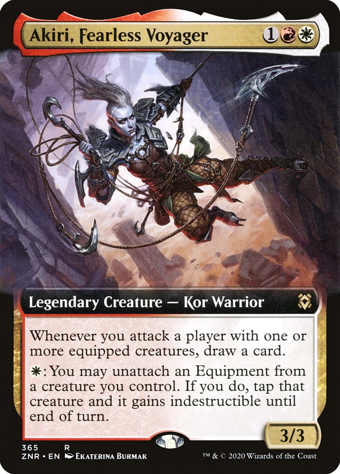 Akiri, Fearless Voyager (Extended Art) (365) [Zendikar Rising]
