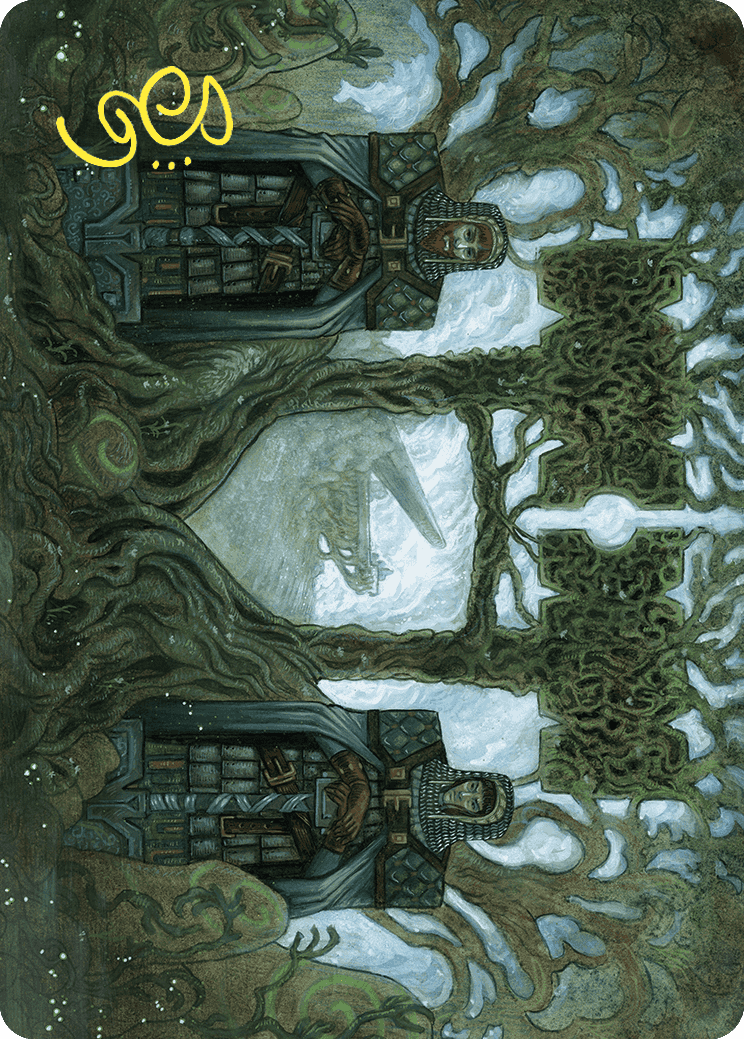 Court of Garenbrig Art Card (Gold-Stamped Signature) (54) [Wilds of Eldraine]