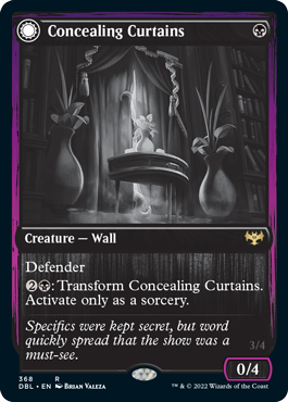 Concealing Curtains (368) [Innistrad: Double Feature]