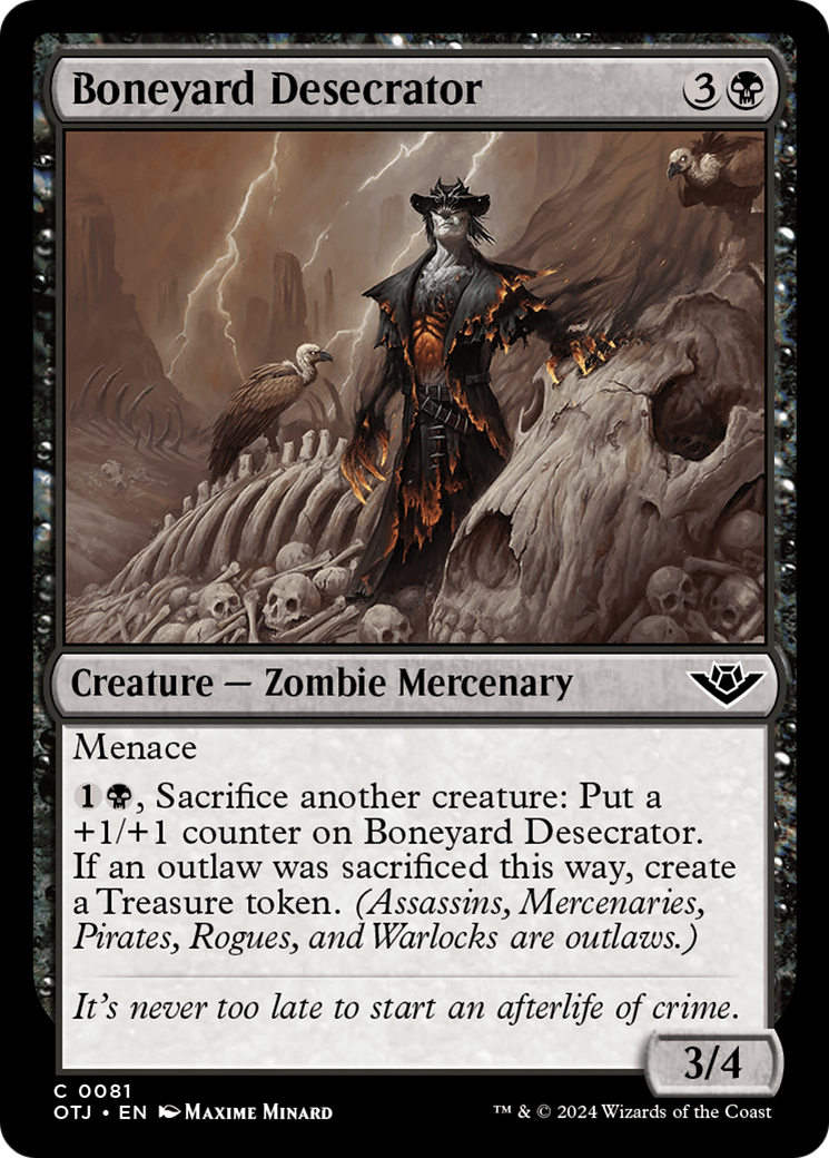 Boneyard Desecrator (81) [Outlaws of Thunder Junction]
