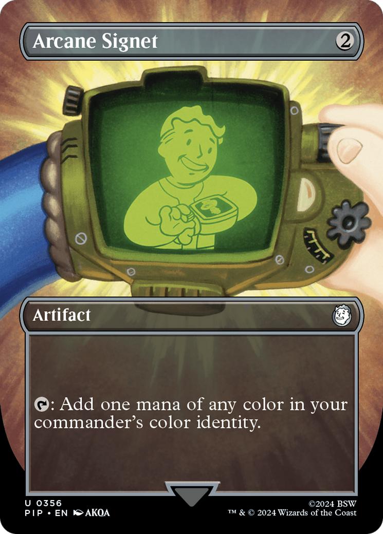 Arcane Signet (Borderless) (356) [Universes Beyond: Fallout]