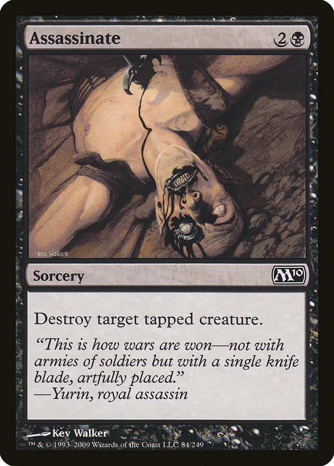Assassinate (84) [Magic 2010 (M10)]