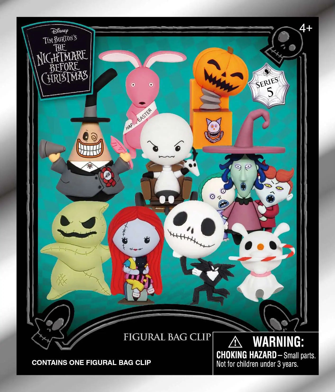 Nightmare Before Christmas Series 5 3D Foam Bag Clip Blind Bag