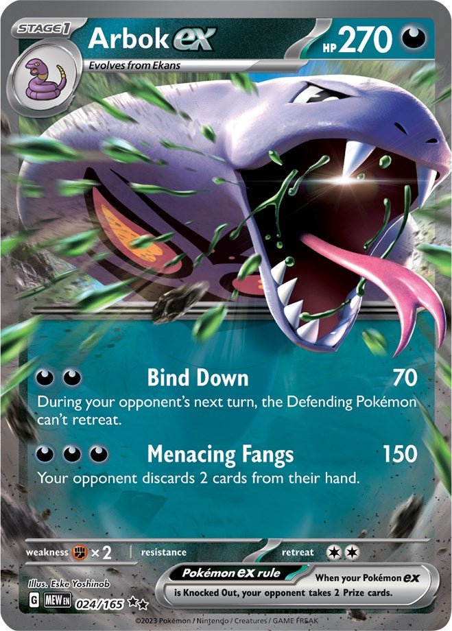 Arbok ex (024/165) [Scarlet & Violet: 151] - Inner Nerd