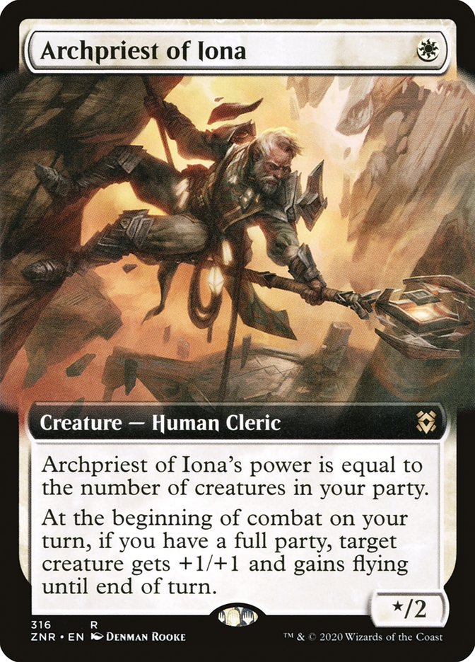 Archpriest of Iona (Extended Art) [Zendikar Rising] - Inner Nerd