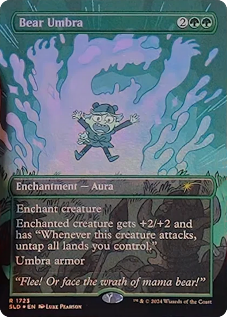 Bear Umbra (Rainbow Foil) (1723) [Secret Lair Drop Series]