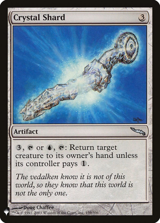 Crystal Shard (159) [The List Reprints]