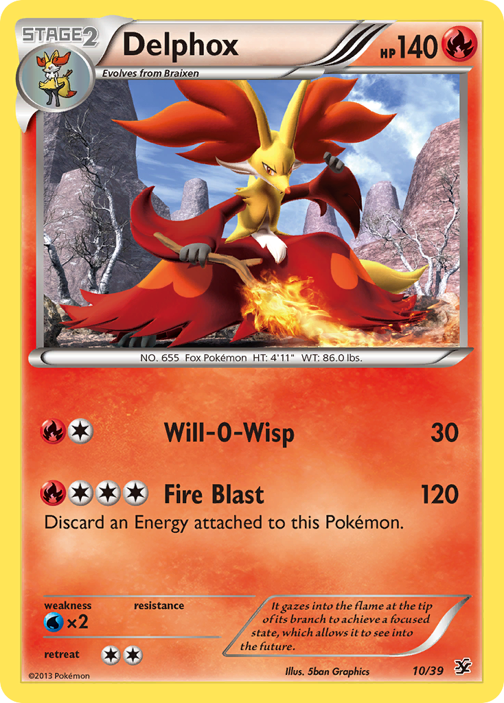 Delphox (10/39) (Kalos Starter Set)