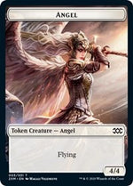 Angel // Saproling Double-Sided Token (3 // 17) [Double Masters]