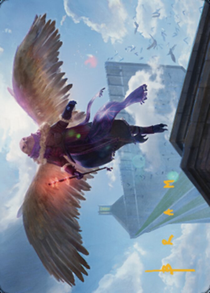 Balmor, Battlemage Captain Art Card (44/81) (Gold-Stamped Signature) (44) [Dominaria United]