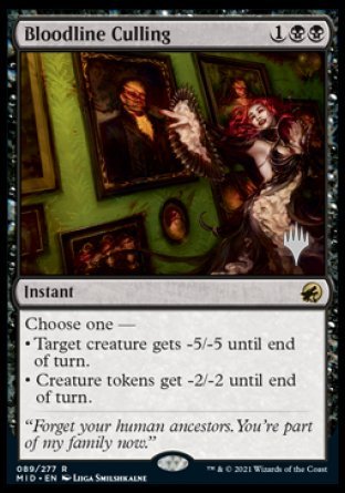 Bloodline Culling (89) [Innistrad: Midnight Hunt]