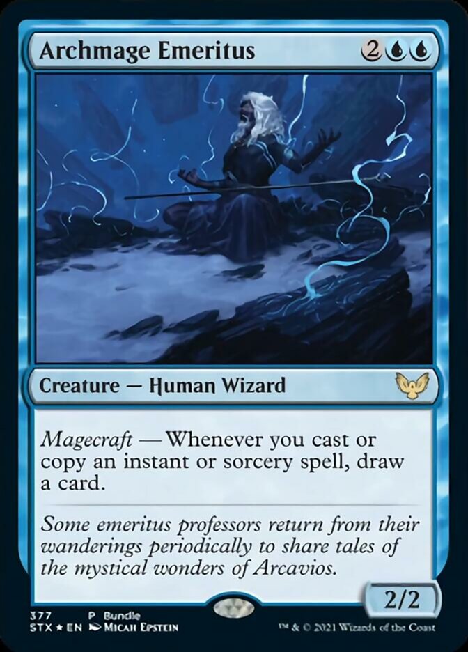 Archmage Emeritus (STX Bundle) (377) [Unique and Miscellaneous Promos]