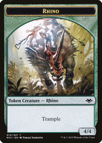 Soldier // Rhino Double-Sided Token (4 // 13) (Modern Horizons)