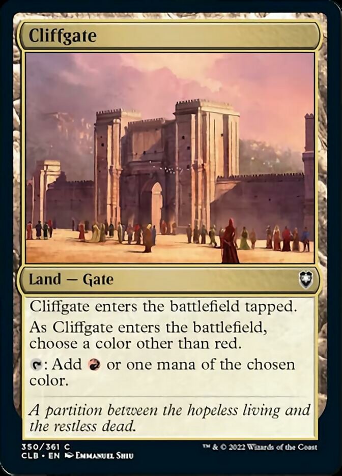 Cliffgate (350) [Commander Legends: Battle for Baldur's Gate]