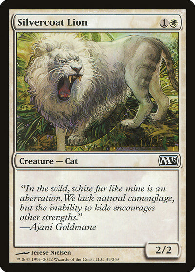 Silvercoat Lion (35) (Magic 2013 (M13))
