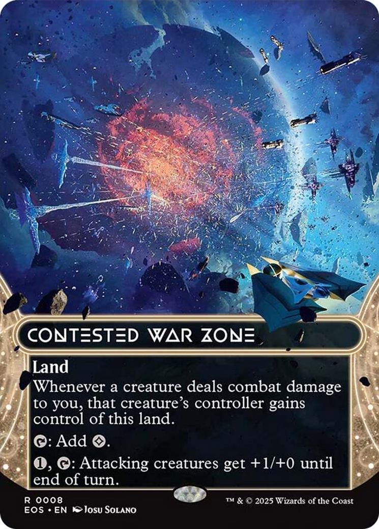 Contested War Zone (0008) (Borderless) (8) [Edge of Eternities: Stellar Sights]
