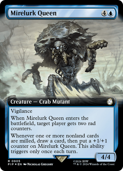 Mirelurk Queen (Extended Art) (Surge Foil) (905) (Universes Beyond: Fallout)