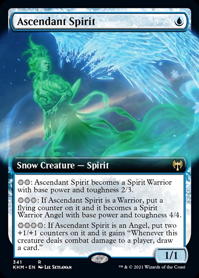 Ascendant Spirit (Extended Art) (341) [Kaldheim]