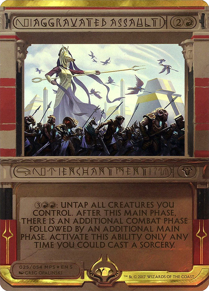Aggravated Assault (25) [Masterpiece Series: Amonkhet Invocations]