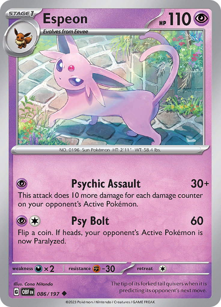 Espeon (046/108) [Scarlet & Violet: Obsidian Flames]