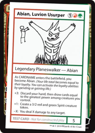 Abian, Luvion Usurper (No PW Symbol) [Mystery Booster: Convention Edition Exclusives]