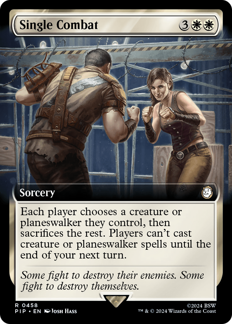 Single Combat (Extended Art) (458) (Universes Beyond: Fallout)