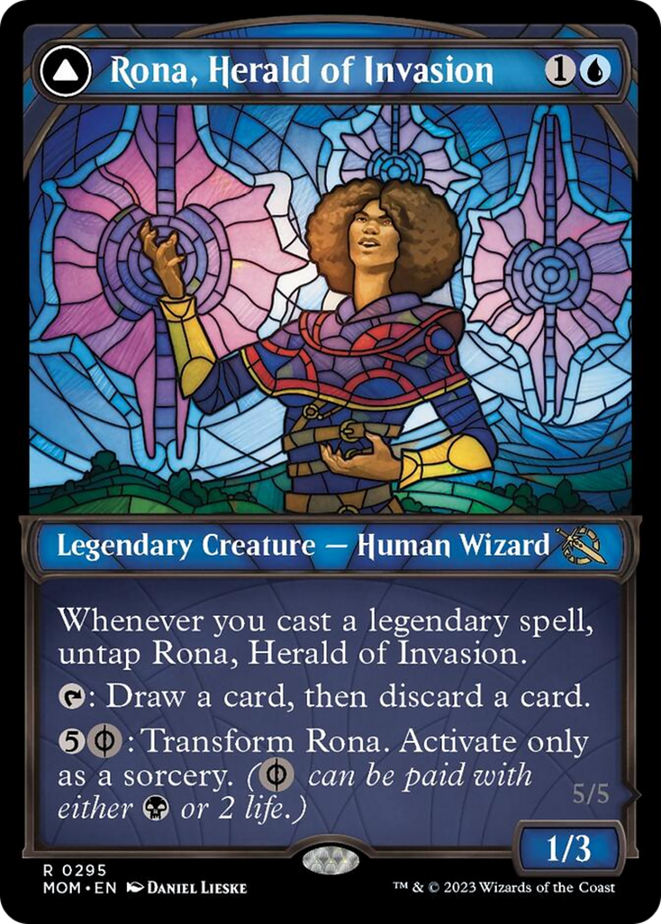 Rona, Herald of Invasion // Rona, Tolarian Obliterator (Multiverse Legends) [March of the Machine]