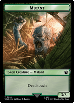 Alien Salamander // Mutant Double-Sided Token (16 // 18) [Universes Beyond: Doctor Who]