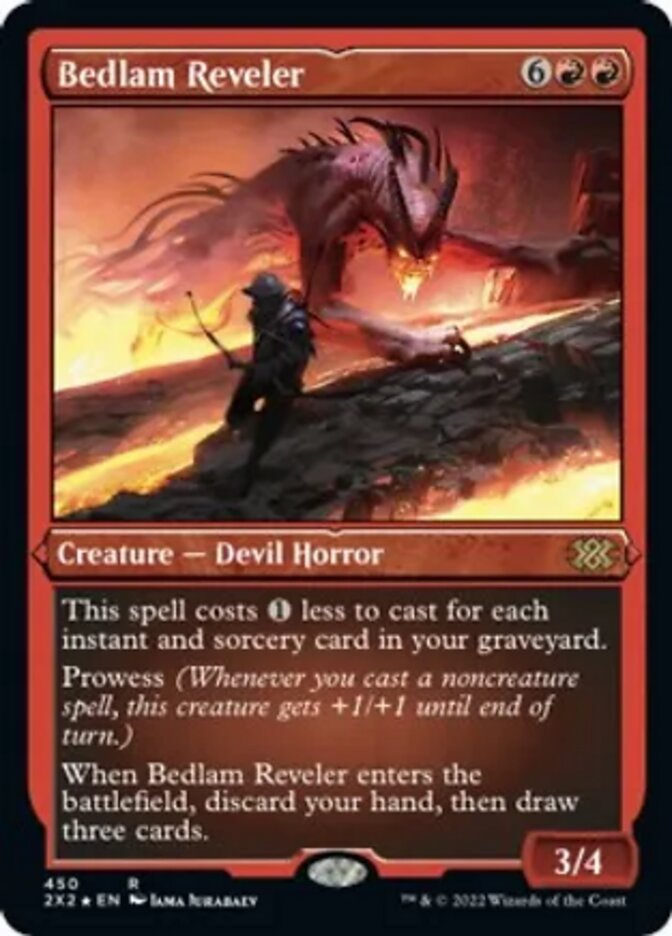 Bedlam Reveler (Foil Etched) [Double Masters 2022] - Inner Nerd