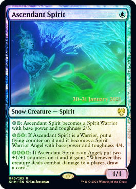 Ascendant Spirit (43) [Prerelease Cards]