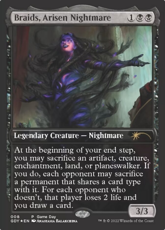 Braids, Arisen Nightmare (8) [Game Day & Store Championship Promos]