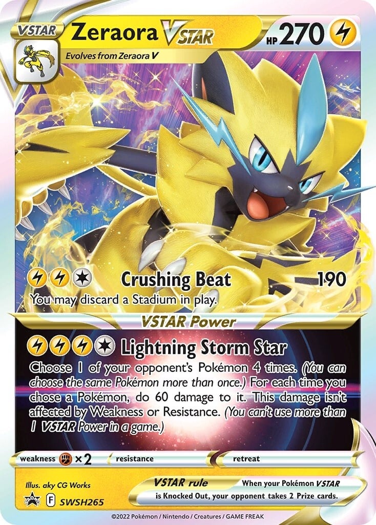 Zeraora VSTAR (SWSH265) [Sword & Shield: Black Star Promos]