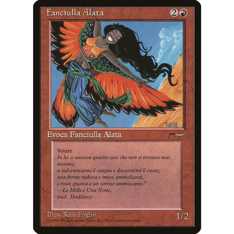 Bird Maiden (Italian) - Fanciulla Alata [Rinascimento] Mtg Single