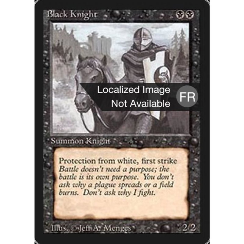 Black Knight [Foreign Border] Mtg Single