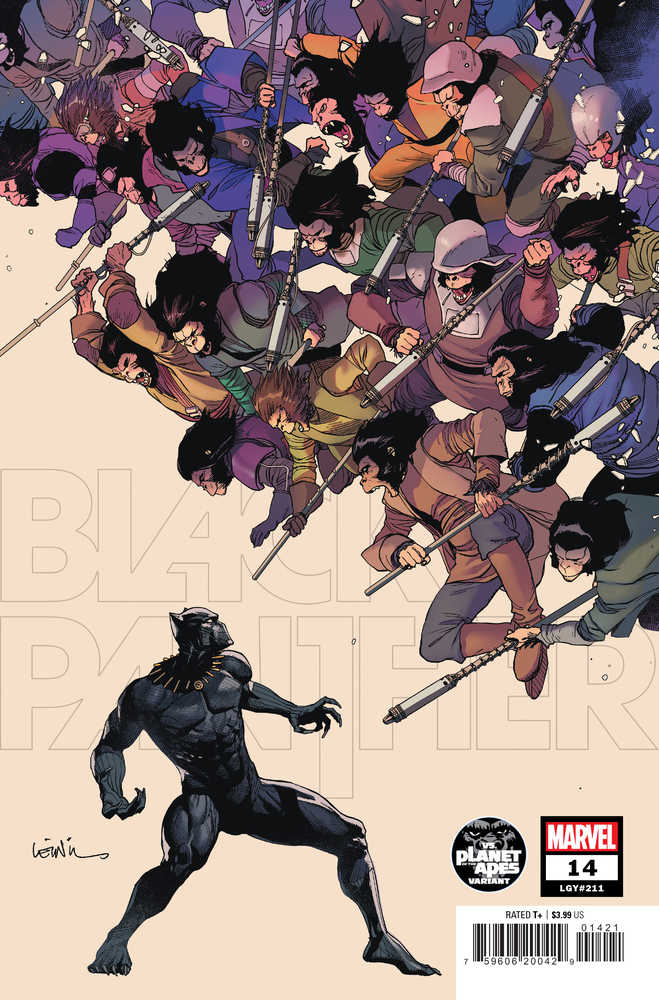 Black Panther #14 Yu Planet Of The Apes Variant - Inner Nerd