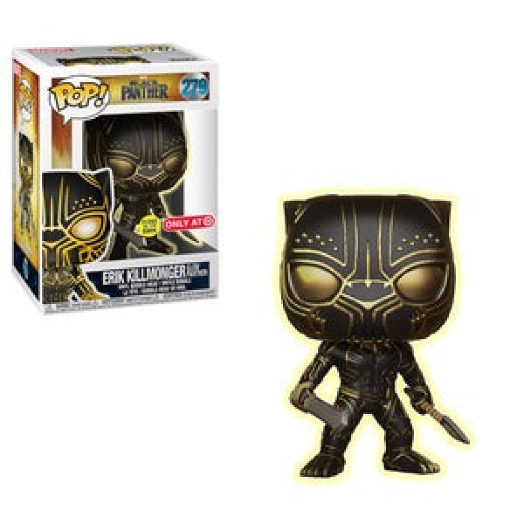 Black Panther #279 - Erik Killmonger Glow Pop! Vinyl Figure (GITD) [Target] Pop! Vinyl Figures