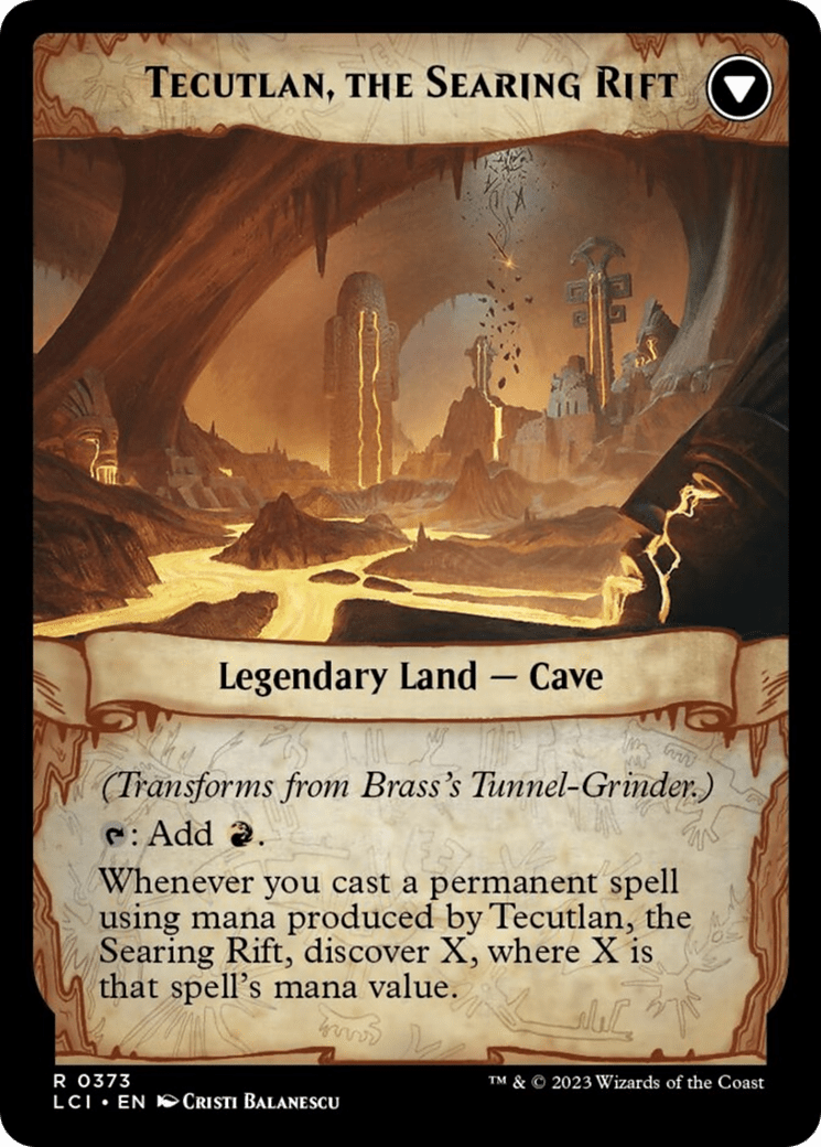 Brass's Tunnel - Grinder // Tecutlan, The Searing Rift [The Lost Caverns of Ixalan] - Inner Nerd