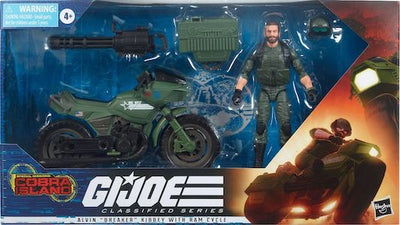 G.I. Joe Classified Alvin Breaker Kibbey 6" Figure Ram Cycle #62