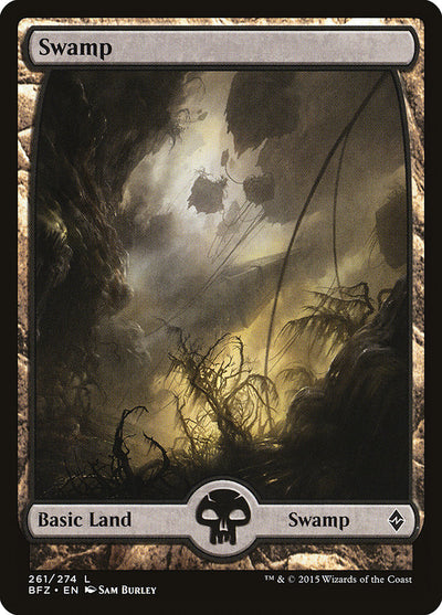 Swamp (261) - Full Art (261) (Battle for Zendikar)