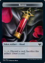 Construct (006) // Blood (017) Double-Sided Token (Challenger 2022) (6 // 17) [Unique and Miscellaneous Promos]