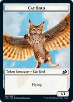 Cat Bird // Human Soldier (003) Double-Sided Token (2 // 3) [Ikoria: Lair of Behemoths]
