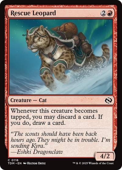 Rescue Leopard (116) (Tarkir: Dragonstorm)
