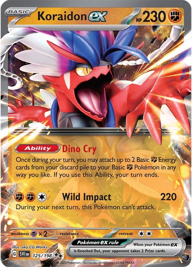 Koraidon EX (125/198) [Scarlet & Violet: Base Set]