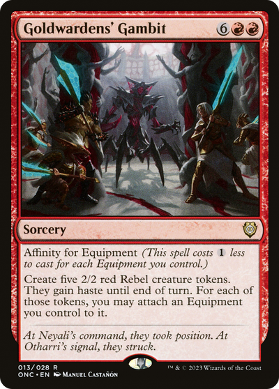 Goldwardens' Gambit (13) (Commander: Phyrexia: All Will Be One)