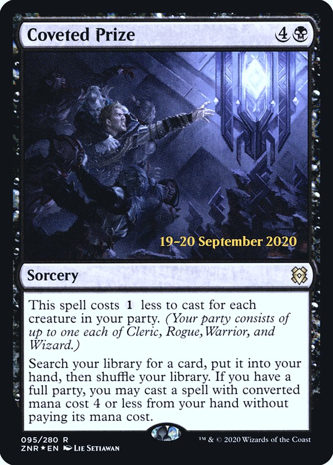 Coveted Prize (95) [Prerelease Cards]