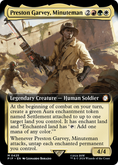 Preston Garvey, Minuteman (Extended Art) (425) (Universes Beyond: Fallout)